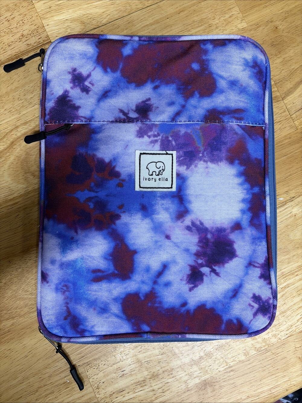 Ivory Ella - Purple Tie-Dyed Laptop Zippered Sleeve - Hard To Find
